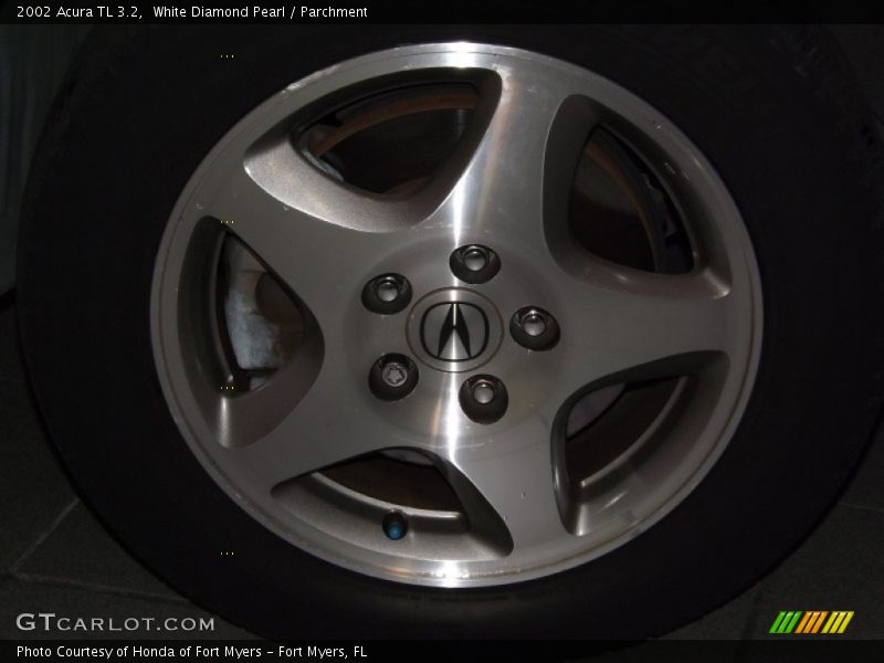 White Diamond Pearl / Parchment 2002 Acura TL 3.2