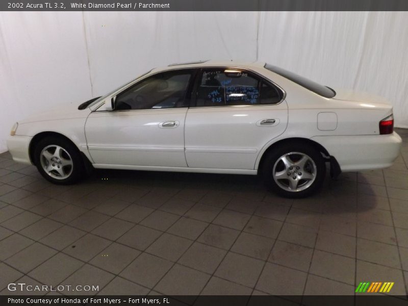 White Diamond Pearl / Parchment 2002 Acura TL 3.2