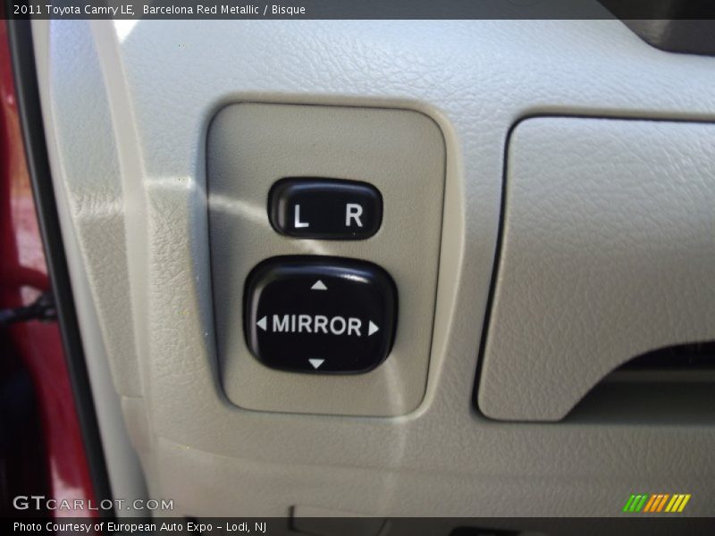 Barcelona Red Metallic / Bisque 2011 Toyota Camry LE