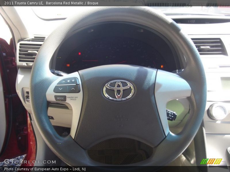 Barcelona Red Metallic / Bisque 2011 Toyota Camry LE
