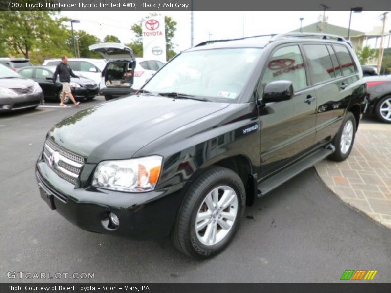 Black / Ash Gray 2007 Toyota Highlander Hybrid Limited 4WD