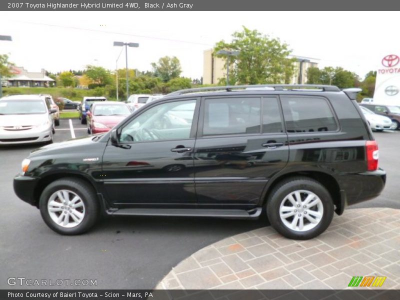Black / Ash Gray 2007 Toyota Highlander Hybrid Limited 4WD