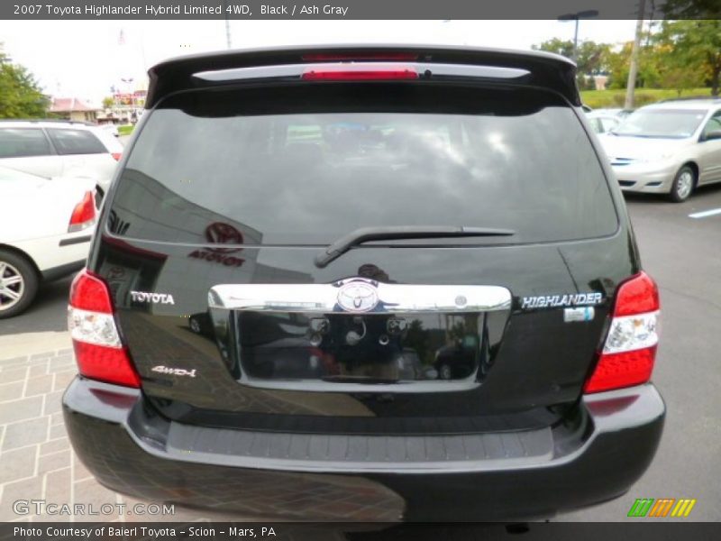 Black / Ash Gray 2007 Toyota Highlander Hybrid Limited 4WD