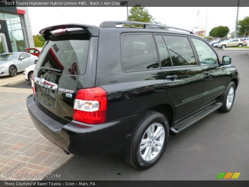 Black / Ash Gray 2007 Toyota Highlander Hybrid Limited 4WD