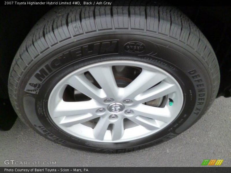 Black / Ash Gray 2007 Toyota Highlander Hybrid Limited 4WD