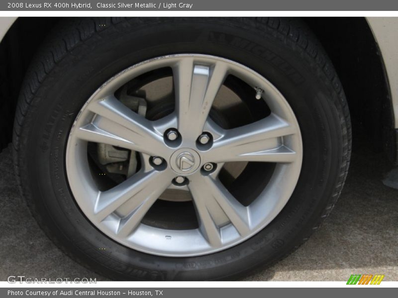 Classic Silver Metallic / Light Gray 2008 Lexus RX 400h Hybrid