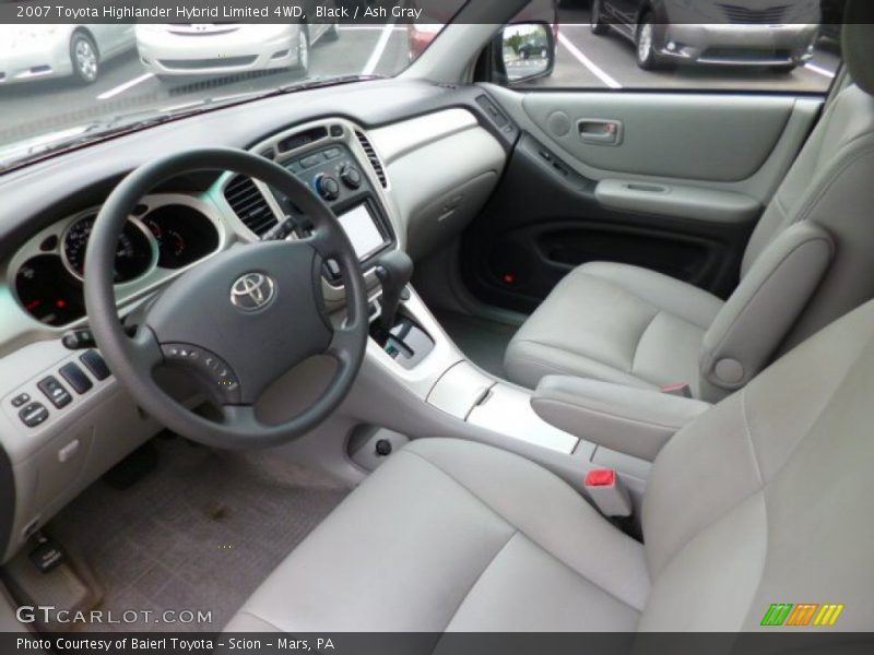 Black / Ash Gray 2007 Toyota Highlander Hybrid Limited 4WD