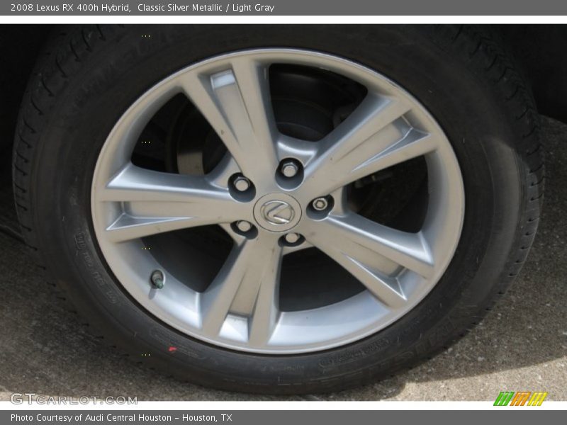 Classic Silver Metallic / Light Gray 2008 Lexus RX 400h Hybrid