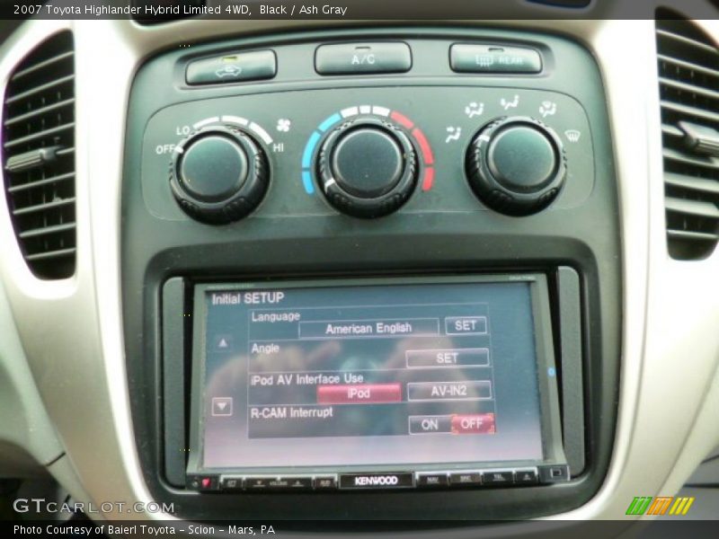 Black / Ash Gray 2007 Toyota Highlander Hybrid Limited 4WD