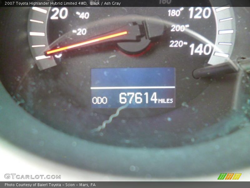Black / Ash Gray 2007 Toyota Highlander Hybrid Limited 4WD