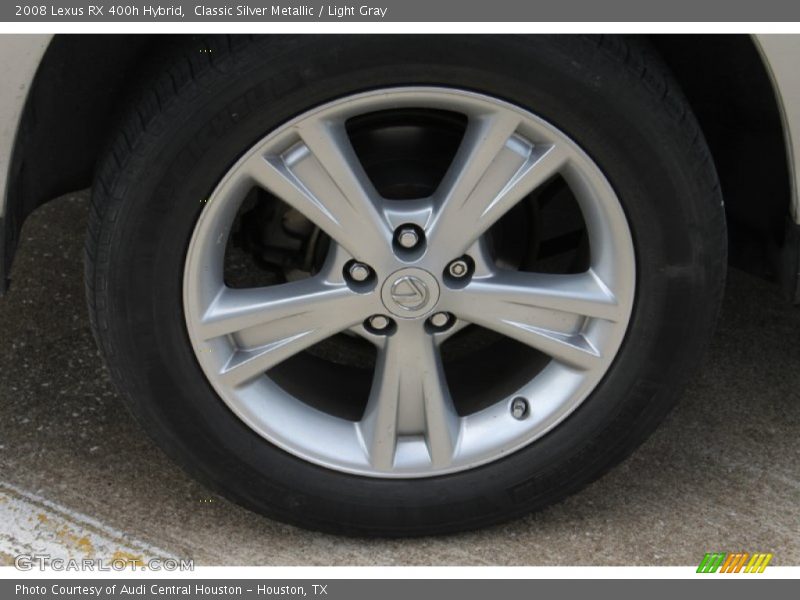 Classic Silver Metallic / Light Gray 2008 Lexus RX 400h Hybrid