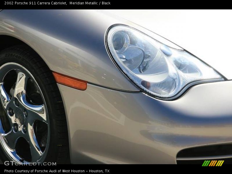 Meridian Metallic / Black 2002 Porsche 911 Carrera Cabriolet