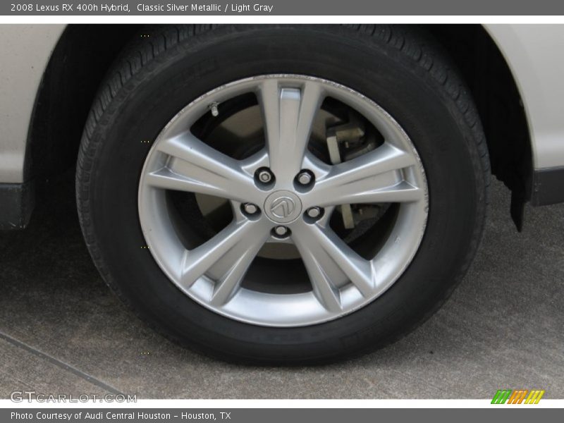 Classic Silver Metallic / Light Gray 2008 Lexus RX 400h Hybrid