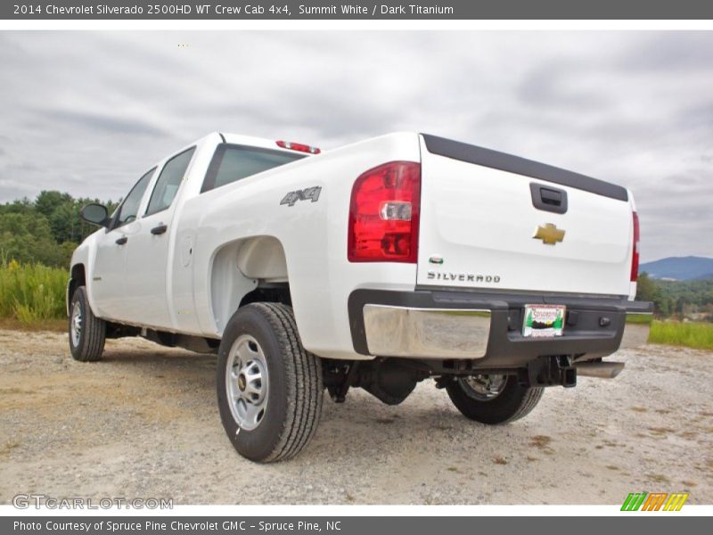 Summit White / Dark Titanium 2014 Chevrolet Silverado 2500HD WT Crew Cab 4x4