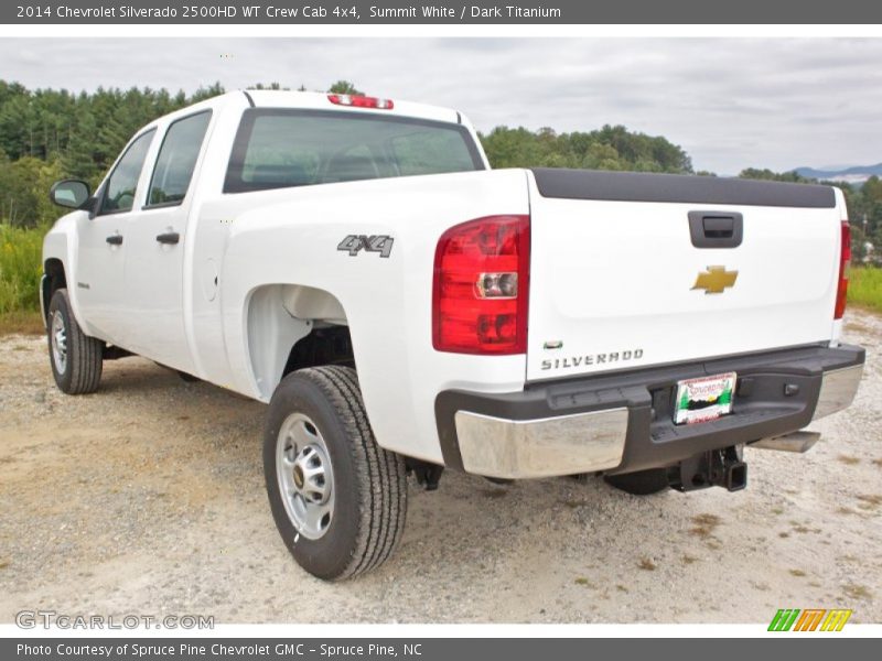 Summit White / Dark Titanium 2014 Chevrolet Silverado 2500HD WT Crew Cab 4x4