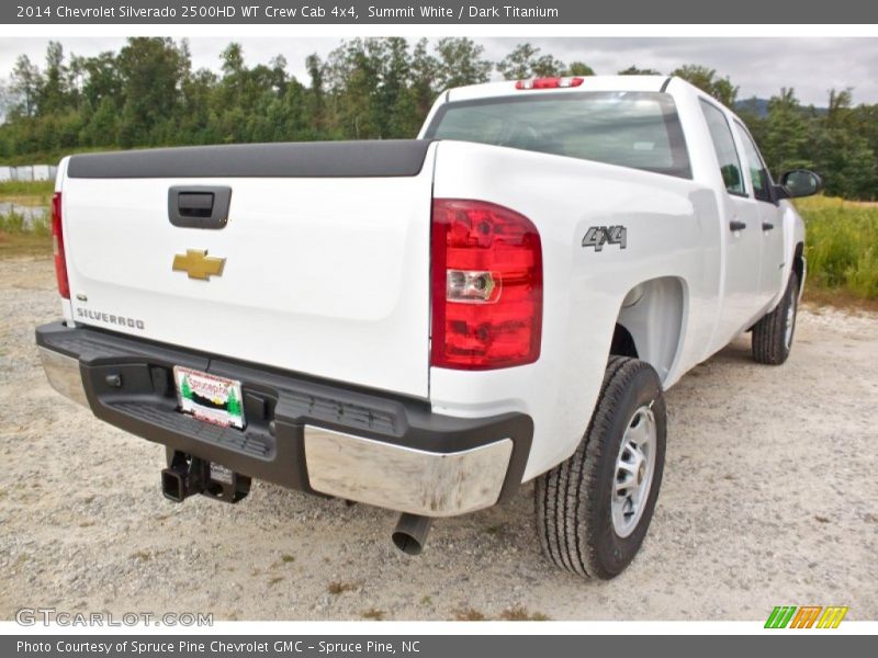 Summit White / Dark Titanium 2014 Chevrolet Silverado 2500HD WT Crew Cab 4x4