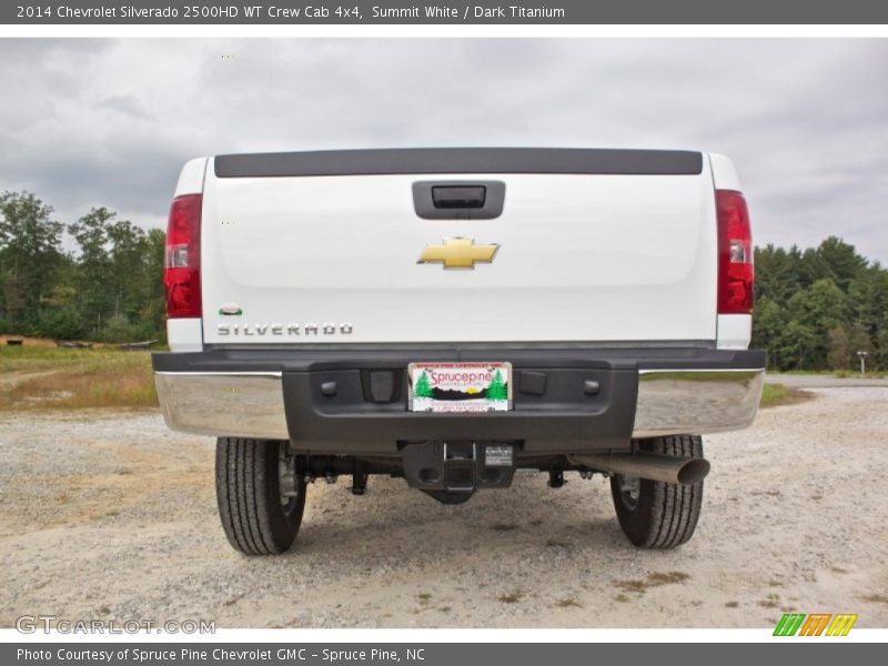 Summit White / Dark Titanium 2014 Chevrolet Silverado 2500HD WT Crew Cab 4x4