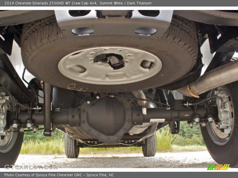 Summit White / Dark Titanium 2014 Chevrolet Silverado 2500HD WT Crew Cab 4x4