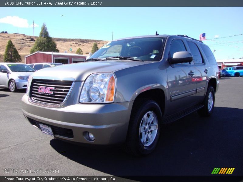 Steel Gray Metallic / Ebony 2009 GMC Yukon SLT 4x4