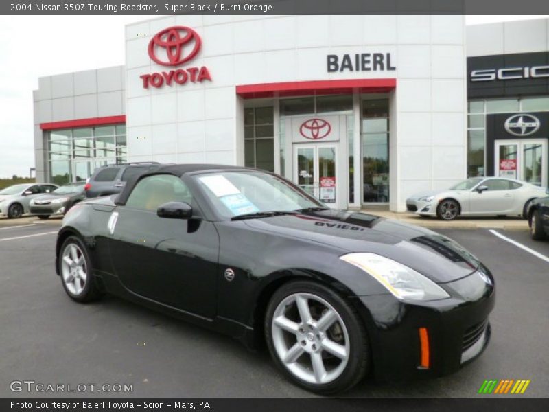 Super Black / Burnt Orange 2004 Nissan 350Z Touring Roadster