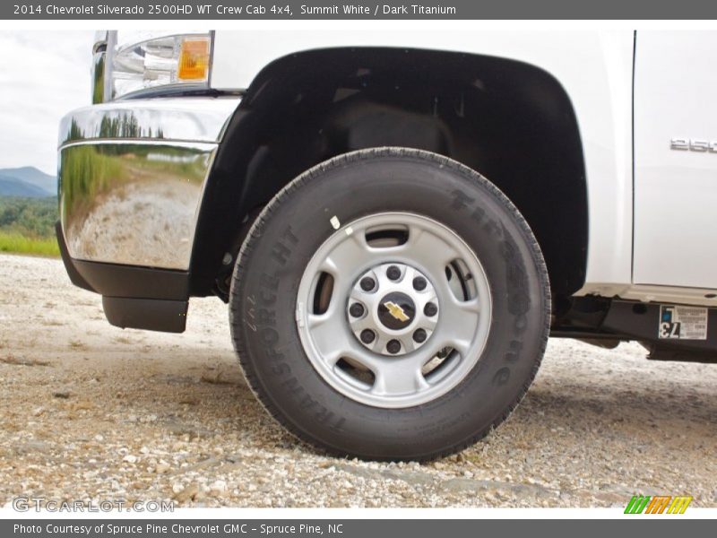 Summit White / Dark Titanium 2014 Chevrolet Silverado 2500HD WT Crew Cab 4x4