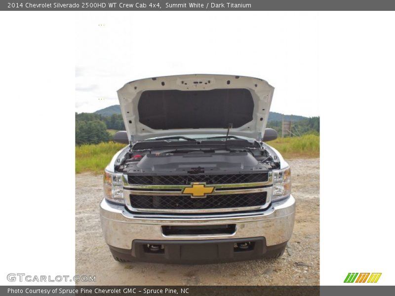 Summit White / Dark Titanium 2014 Chevrolet Silverado 2500HD WT Crew Cab 4x4