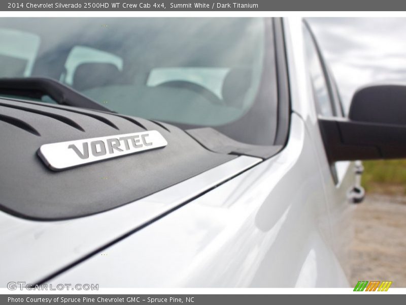 Summit White / Dark Titanium 2014 Chevrolet Silverado 2500HD WT Crew Cab 4x4