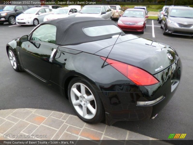 Super Black / Burnt Orange 2004 Nissan 350Z Touring Roadster