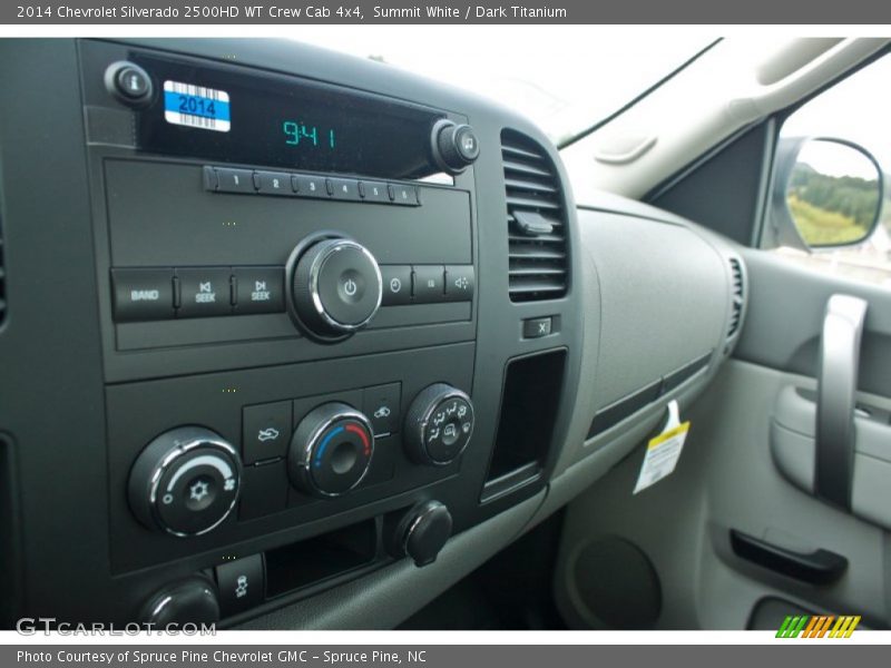 Summit White / Dark Titanium 2014 Chevrolet Silverado 2500HD WT Crew Cab 4x4