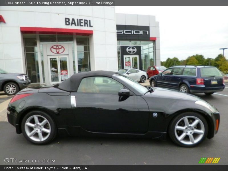 Super Black / Burnt Orange 2004 Nissan 350Z Touring Roadster