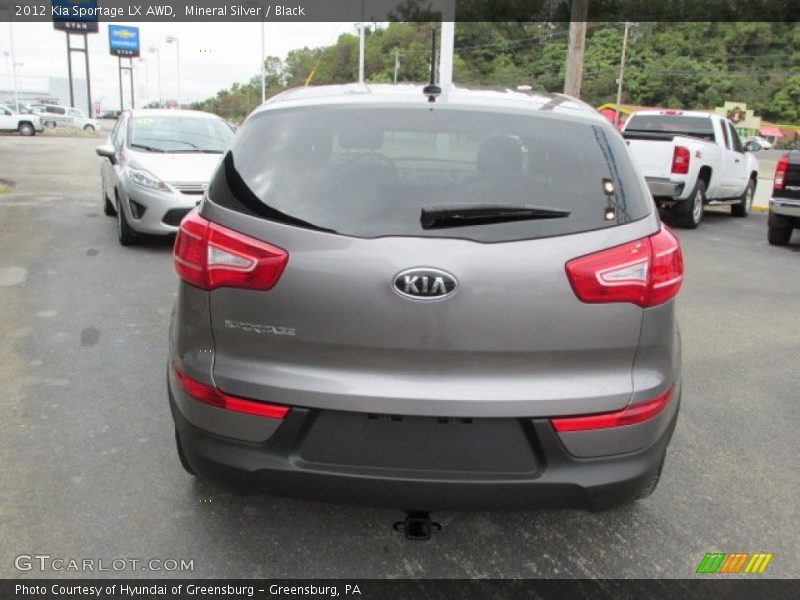 Mineral Silver / Black 2012 Kia Sportage LX AWD