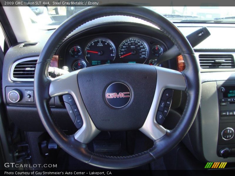 Steel Gray Metallic / Ebony 2009 GMC Yukon SLT 4x4