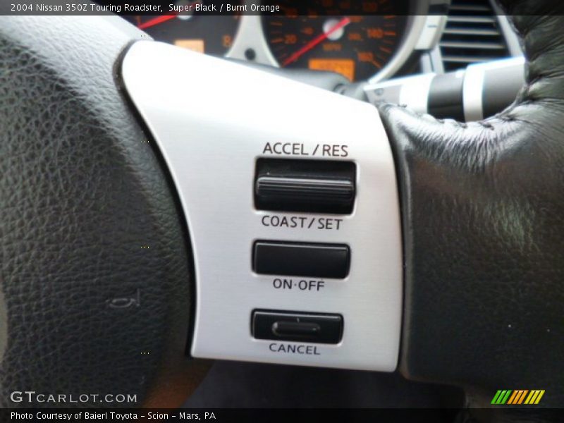 Controls of 2004 350Z Touring Roadster
