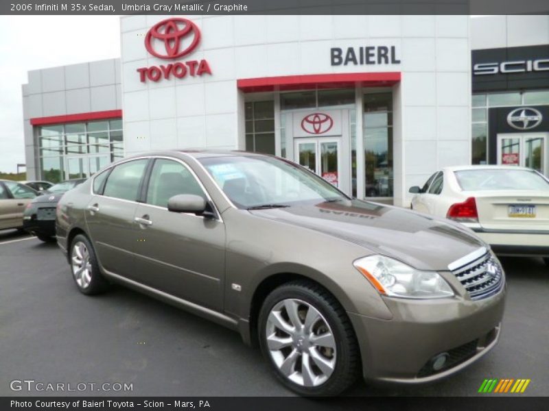 Umbria Gray Metallic / Graphite 2006 Infiniti M 35x Sedan