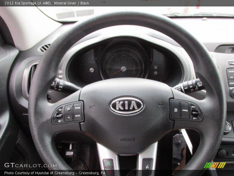 Mineral Silver / Black 2012 Kia Sportage LX AWD