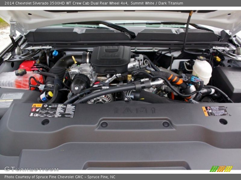  2014 Silverado 3500HD WT Crew Cab Dual Rear Wheel 4x4 Engine - 6.6 Liter OHV 32-Valve Duramax Turbo-Diesel V8