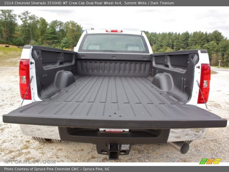 Summit White / Dark Titanium 2014 Chevrolet Silverado 3500HD WT Crew Cab Dual Rear Wheel 4x4