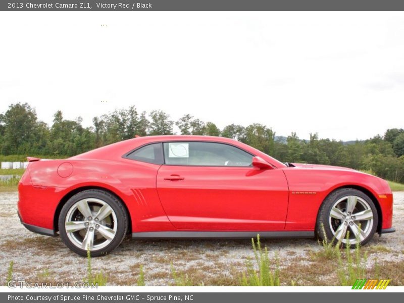 Victory Red / Black 2013 Chevrolet Camaro ZL1