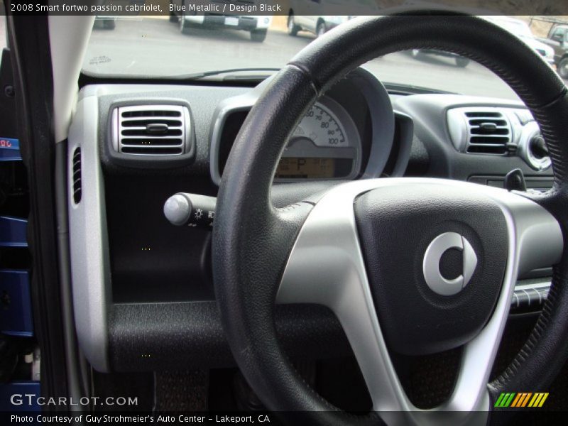 Blue Metallic / Design Black 2008 Smart fortwo passion cabriolet