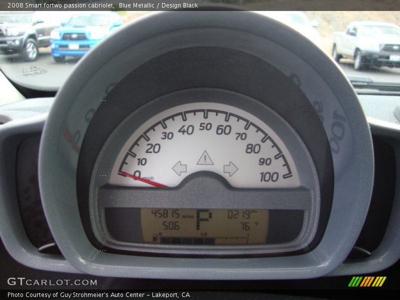 Blue Metallic / Design Black 2008 Smart fortwo passion cabriolet