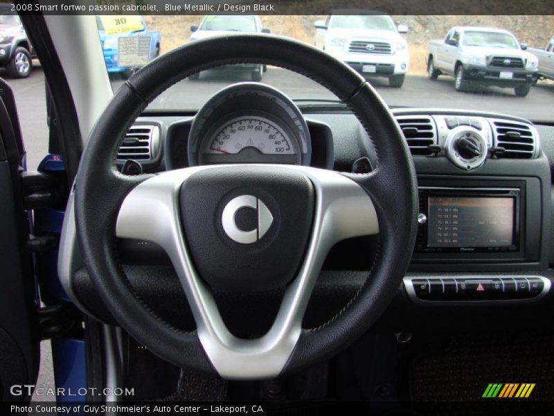 Blue Metallic / Design Black 2008 Smart fortwo passion cabriolet