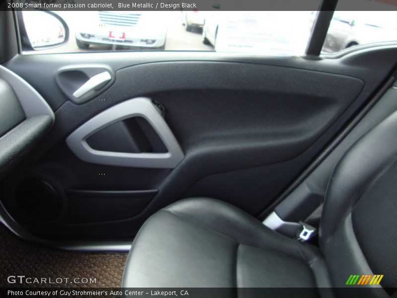 Blue Metallic / Design Black 2008 Smart fortwo passion cabriolet