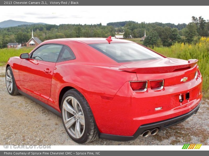 Victory Red / Black 2013 Chevrolet Camaro ZL1