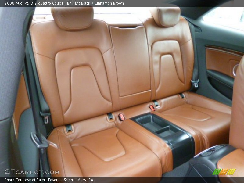 Brilliant Black / Cinnamon Brown 2008 Audi A5 3.2 quattro Coupe