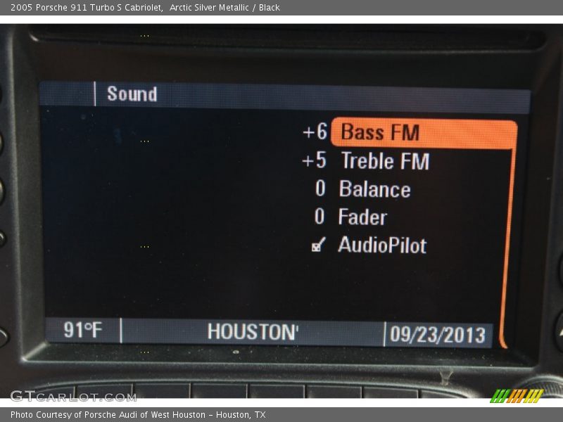 Controls of 2005 911 Turbo S Cabriolet