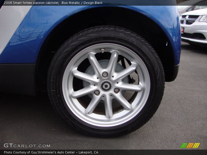 Blue Metallic / Design Black 2008 Smart fortwo passion cabriolet