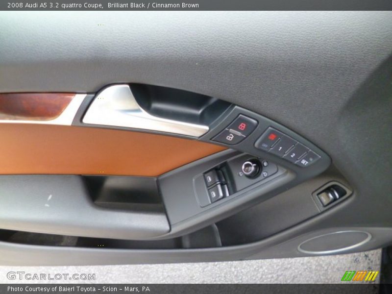 Brilliant Black / Cinnamon Brown 2008 Audi A5 3.2 quattro Coupe