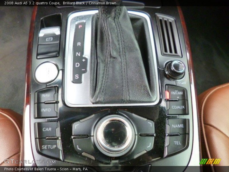 Brilliant Black / Cinnamon Brown 2008 Audi A5 3.2 quattro Coupe
