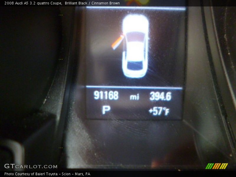 Brilliant Black / Cinnamon Brown 2008 Audi A5 3.2 quattro Coupe
