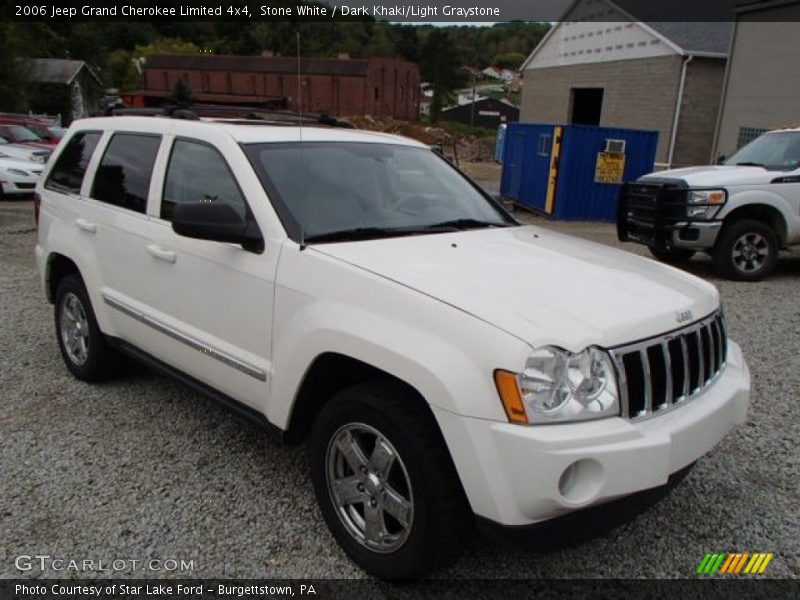 Stone White / Dark Khaki/Light Graystone 2006 Jeep Grand Cherokee Limited 4x4